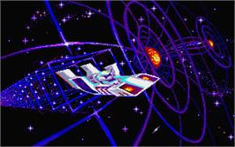 In game image of Purple Saturn Day on the Atari ST.