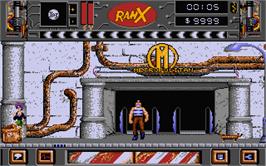 In game image of Ranx on the Atari ST.