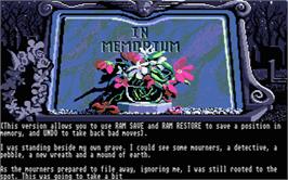 In game image of Scapeghost on the Atari ST.
