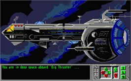 In game image of Sex Vixens from Space on the Atari ST.