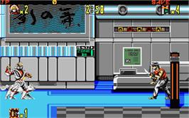 In game image of Shadow Dancer on the Atari ST.