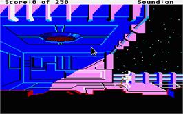 In game image of Space Quest II: Vohaul's Revenge on the Atari ST.