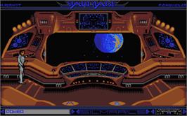 In game image of Starblade on the Atari ST.