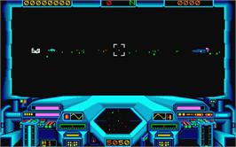 In game image of Starglider on the Atari ST.