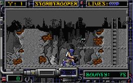 In game image of Stormbringer on the Atari ST.
