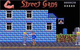 In game image of Street Cat on the Atari ST.