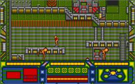 In game image of Stryx on the Atari ST.