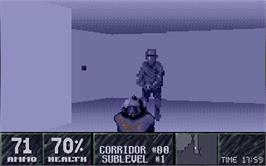 In game image of Substation on the Atari ST.