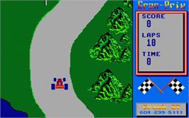 In game image of Super Grand Prix on the Atari ST.