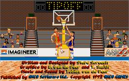 In game image of Tee Off on the Atari ST.