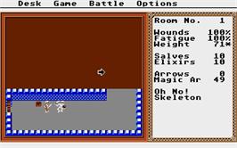 In game image of Temple of Apshai Trilogy on the Atari ST.