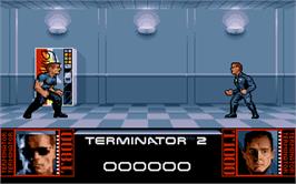 In game image of Terminator 2 - Judgment Day on the Atari ST.