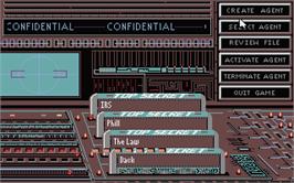 In game image of Third Courier on the Atari ST.
