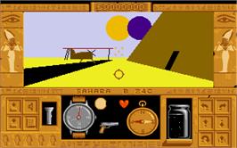 In game image of Total Eclipse on the Atari ST.