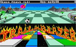 In game image of Trail Blazer on the Atari ST.