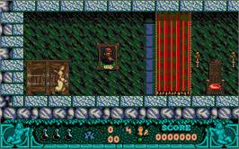In game image of Treasure Trap on the Atari ST.