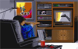 In game image of Ultima VI: The False Prophet on the Atari ST.