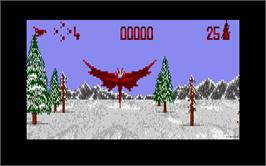 In game image of Unreal on the Atari ST.