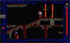 In game image of Vampire's Empire on the Atari ST.