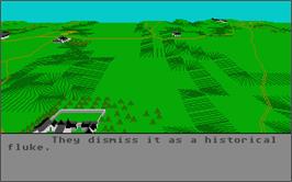 In game image of Waterloo on the Atari ST.