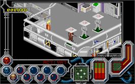 In game image of Wreckers on the Atari ST.