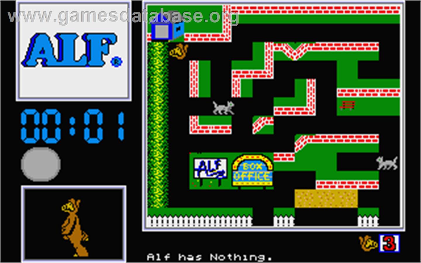 ALF: The First Adventure - Atari ST - Artwork - In Game
