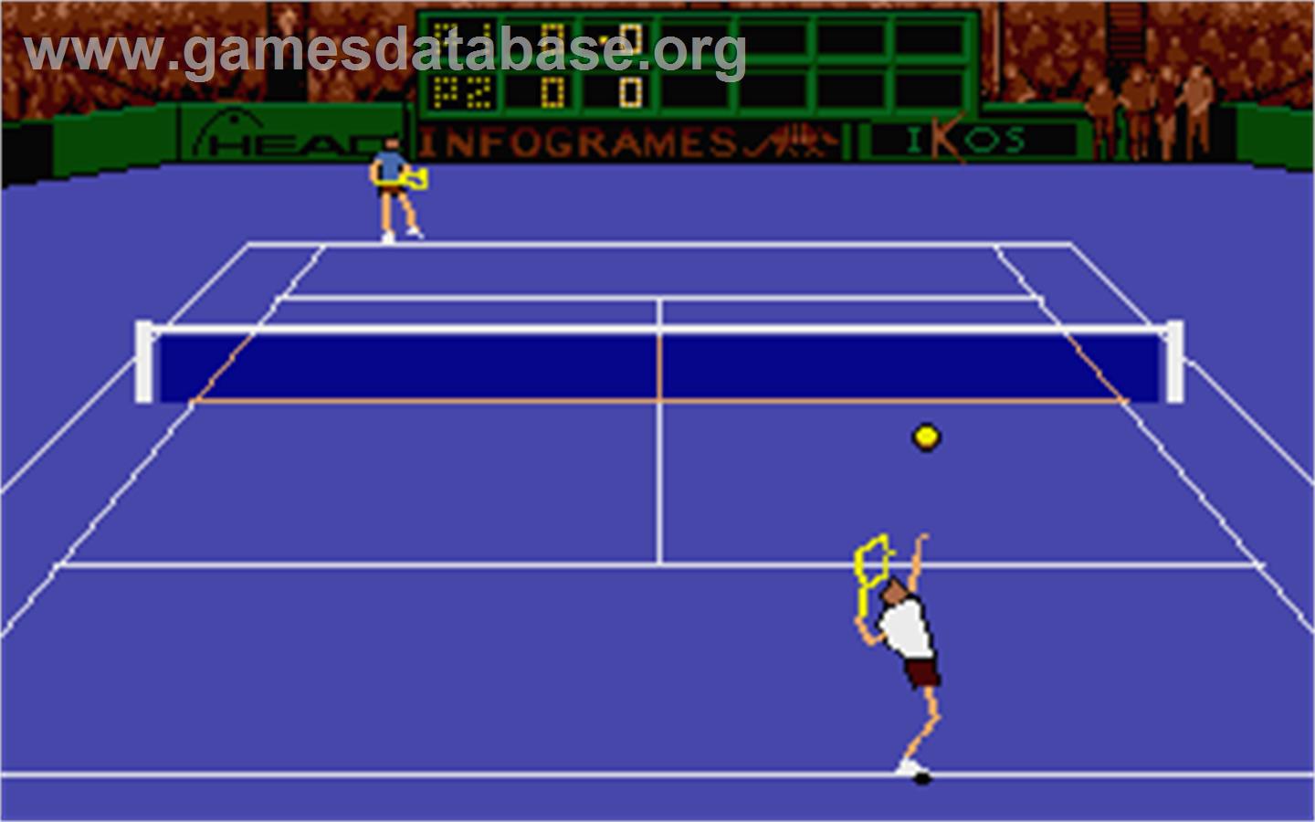 Advantage Tennis - Atari ST - Artwork - In Game
