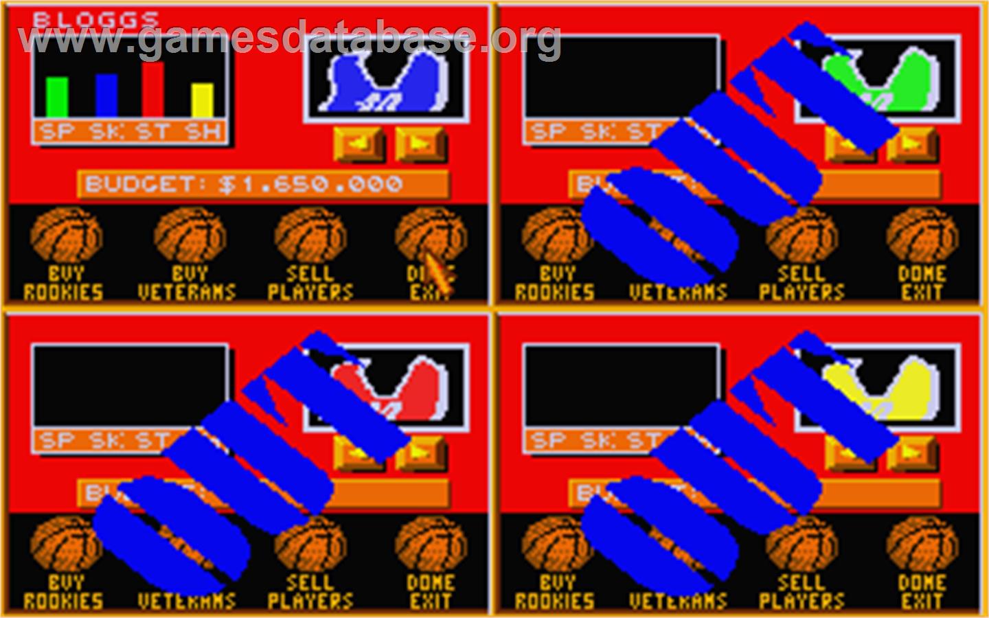 Basket Manager - Atari ST - Artwork - In Game