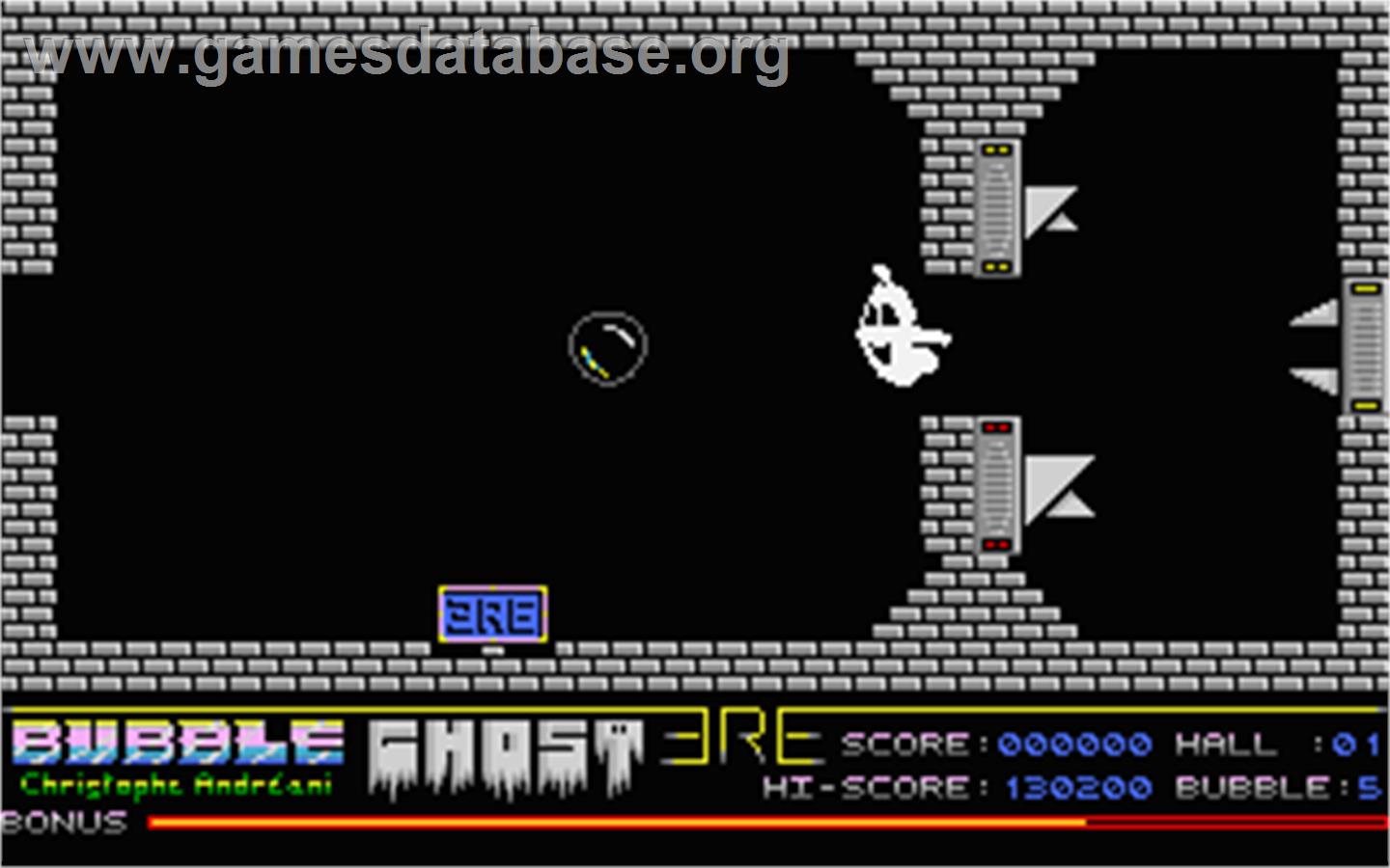 Bubble Ghost - Atari ST - Artwork - In Game