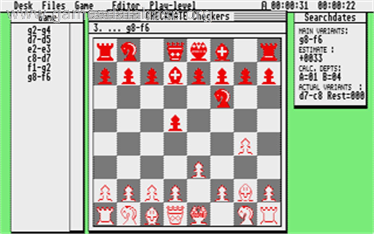 Checkmate - Atari ST - Artwork - In Game