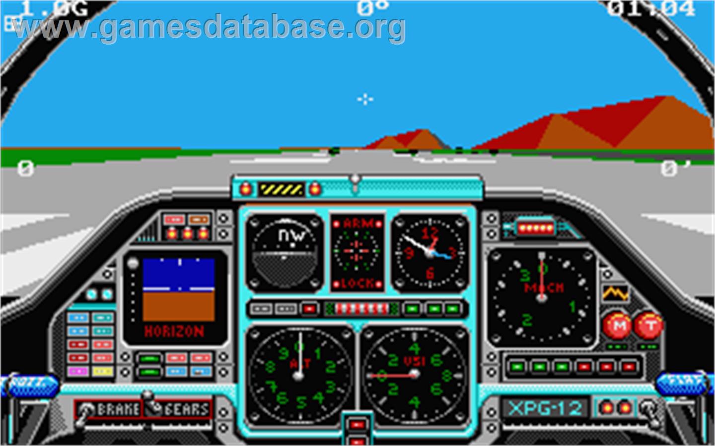 Chuck Yeager's Advanced Flight Trainer 2.0 - Atari ST - Artwork - In Game