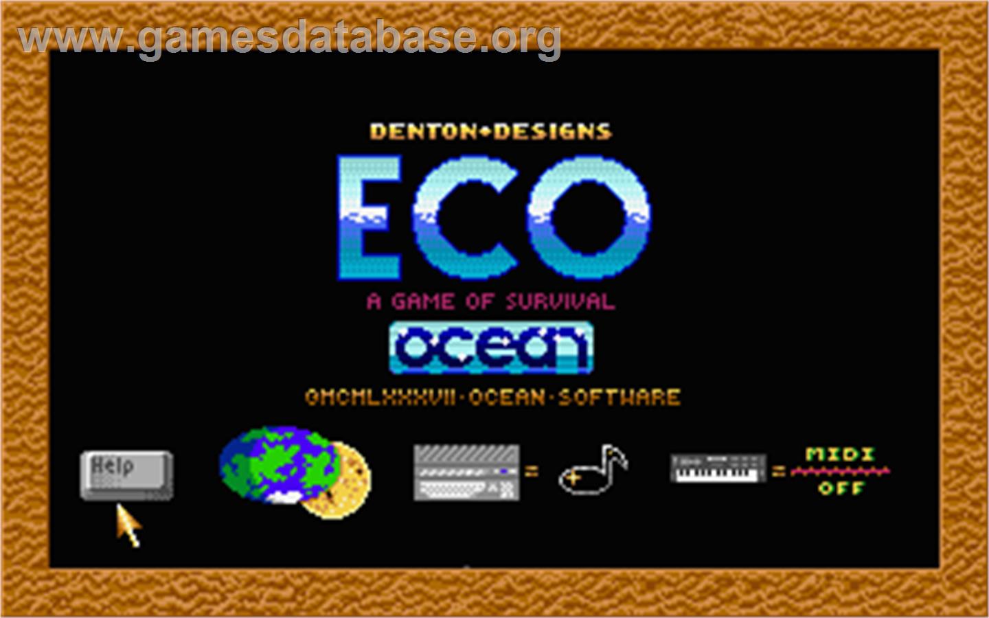 Eco - Atari ST - Artwork - In Game