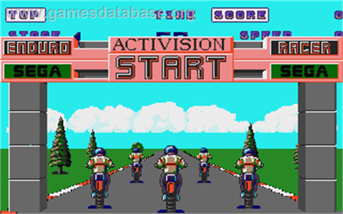 Enduro Racer - Atari ST - Artwork - In Game