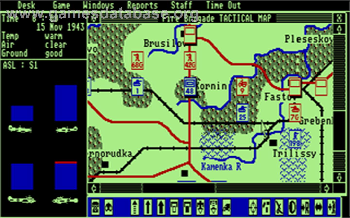 Fire Brigade - Atari ST - Artwork - In Game