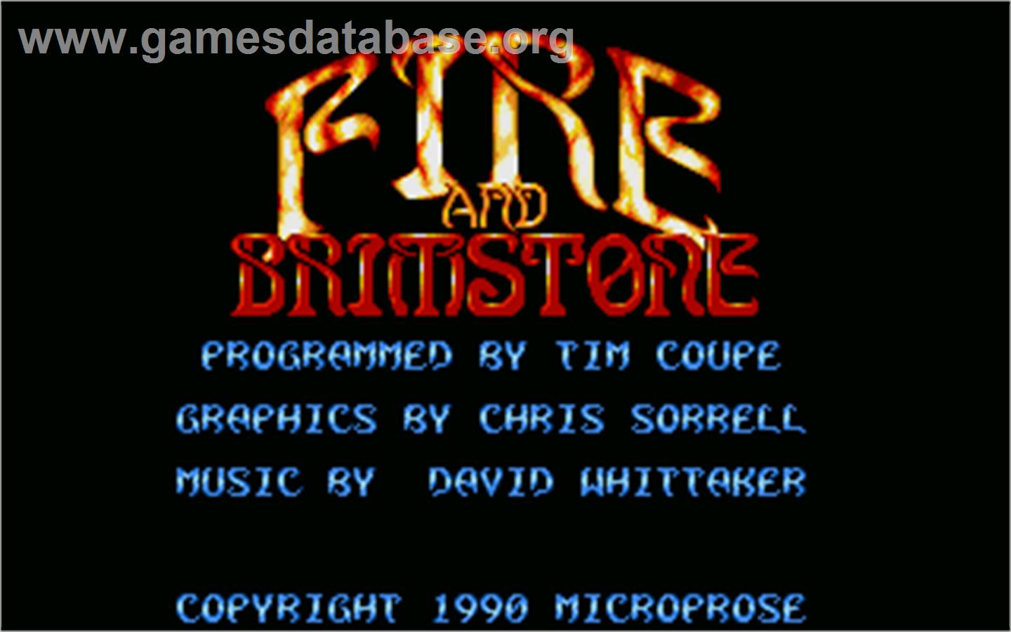 Fire and Brimstone - Atari ST - Artwork - In Game