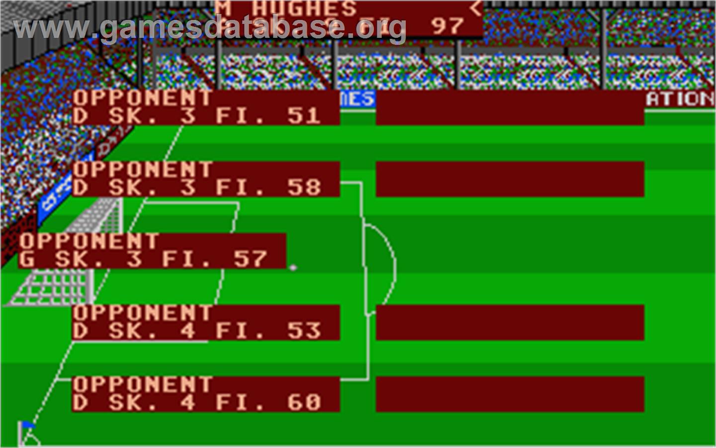 Football Manager 2 - Atari ST - Artwork - In Game