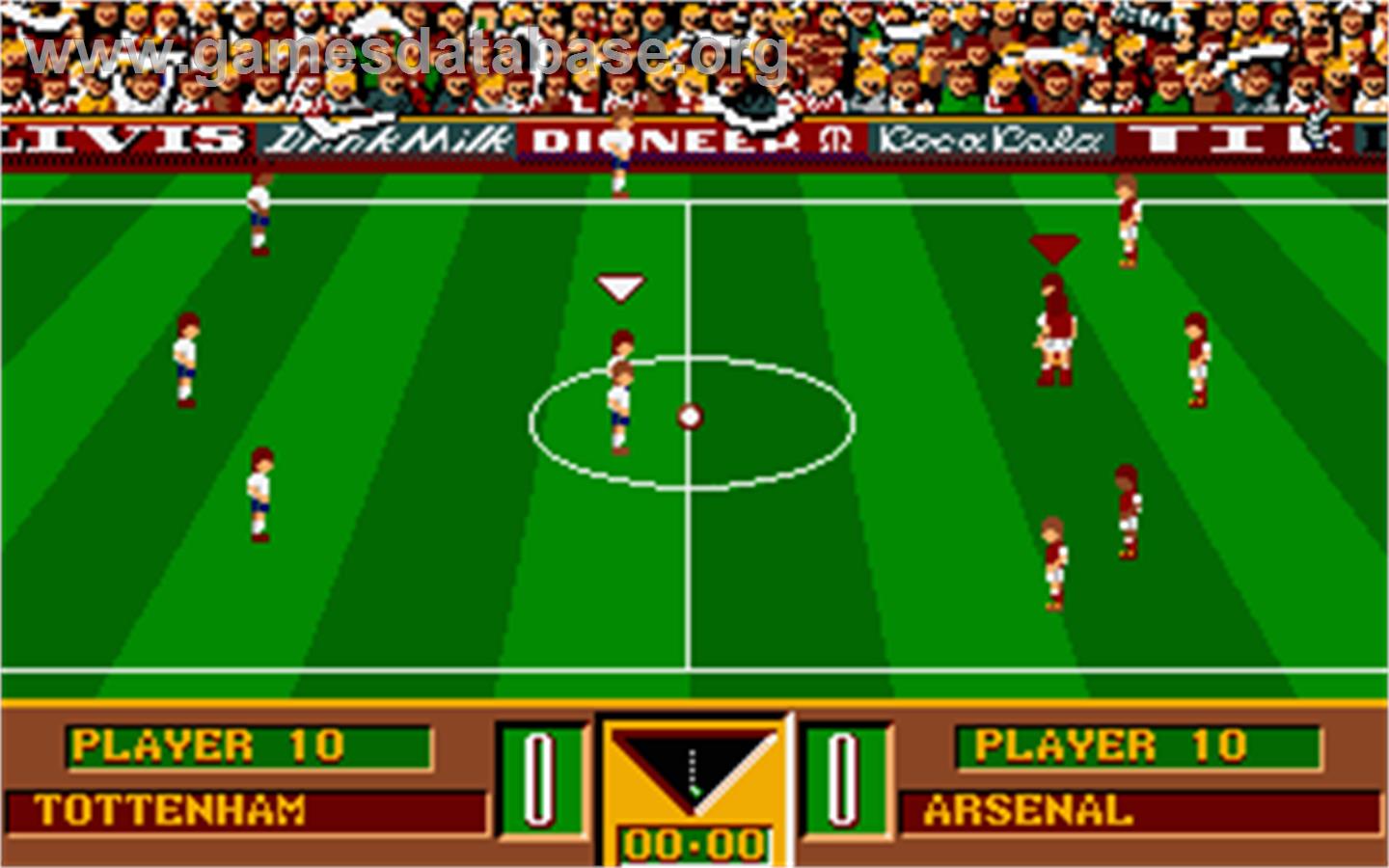 Gazza's Super Soccer - Atari ST - Artwork - In Game