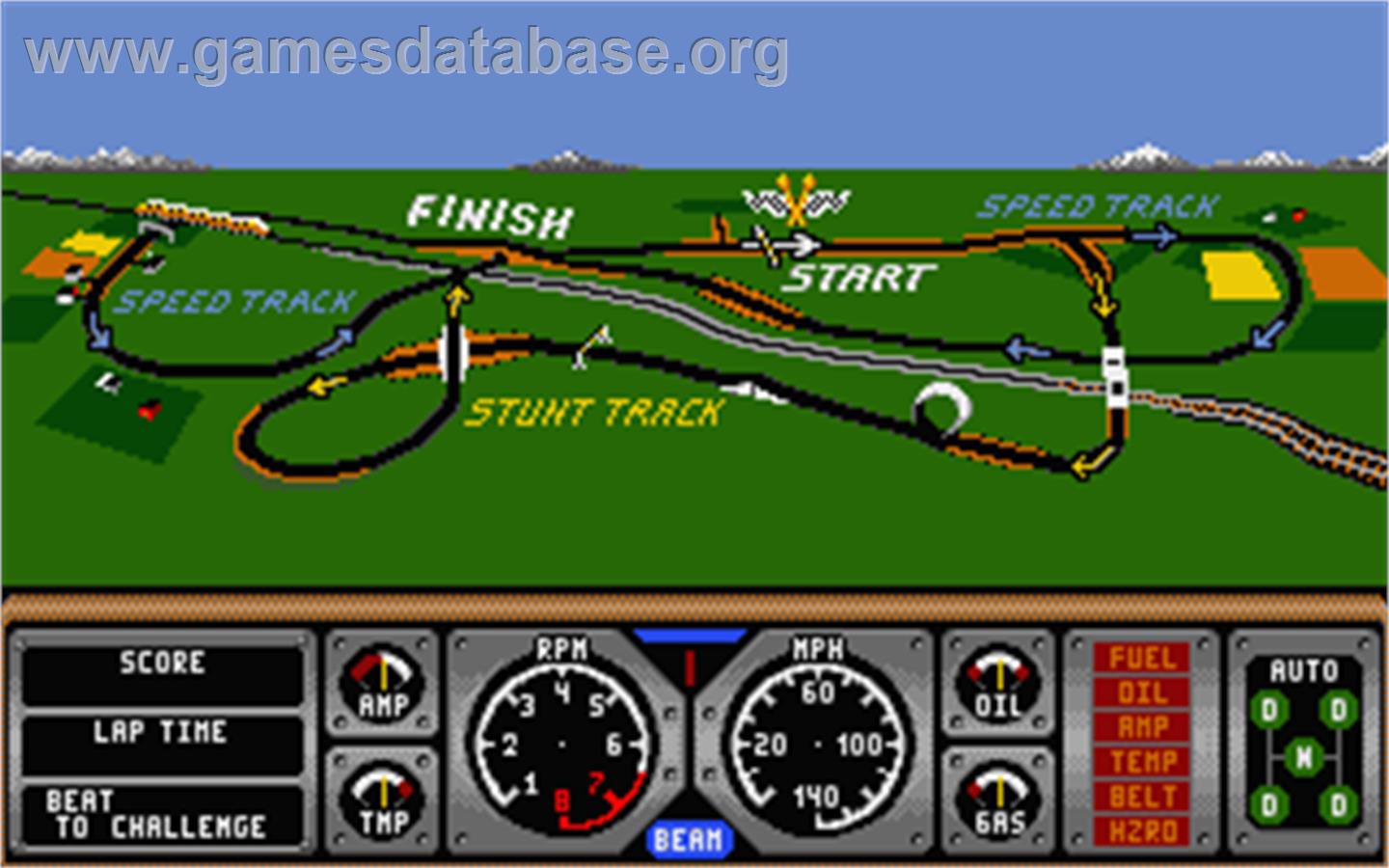 Hard Drivin' 2 - Atari ST - Artwork - In Game