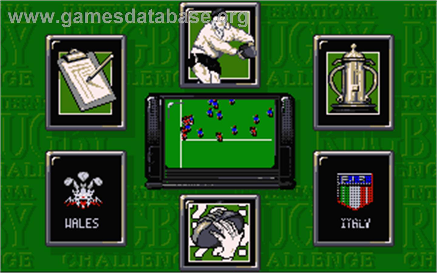 International Rugby Challenge - Atari ST - Artwork - In Game