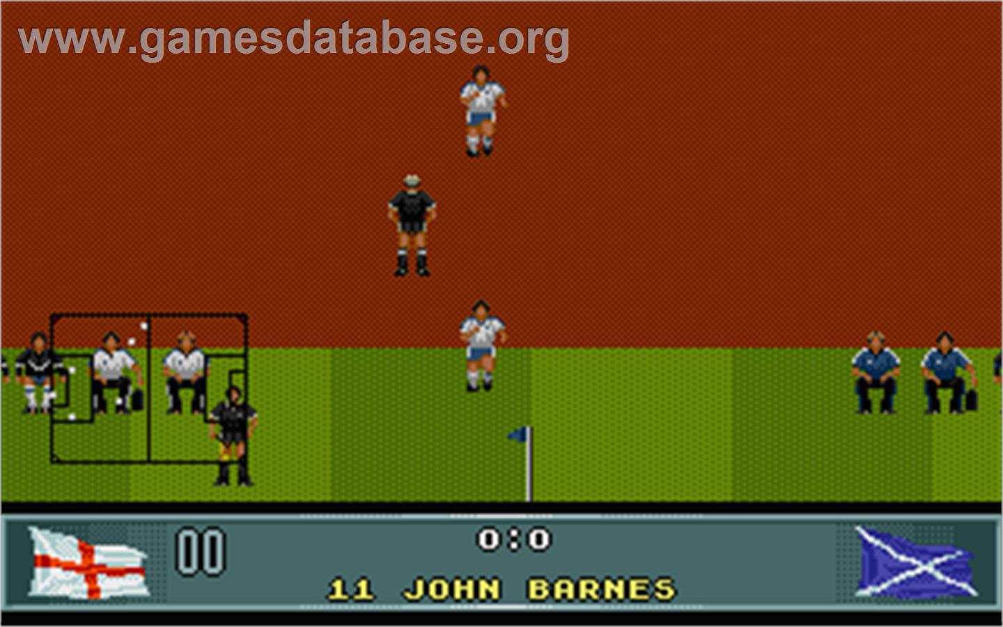 John Barnes' European Football - Atari ST - Artwork - In Game