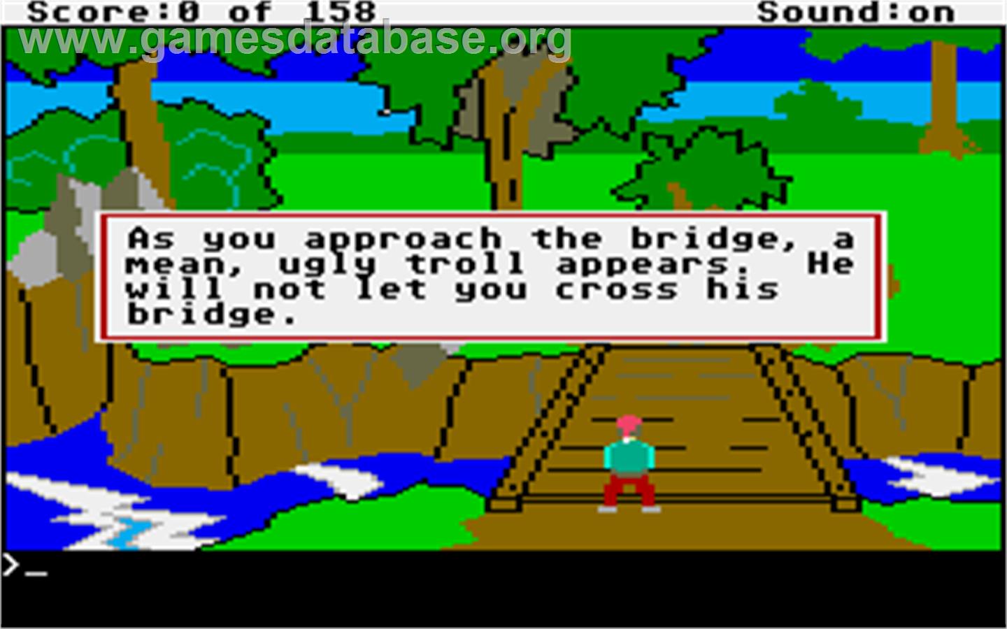 King's Quest - Atari ST - Artwork - In Game