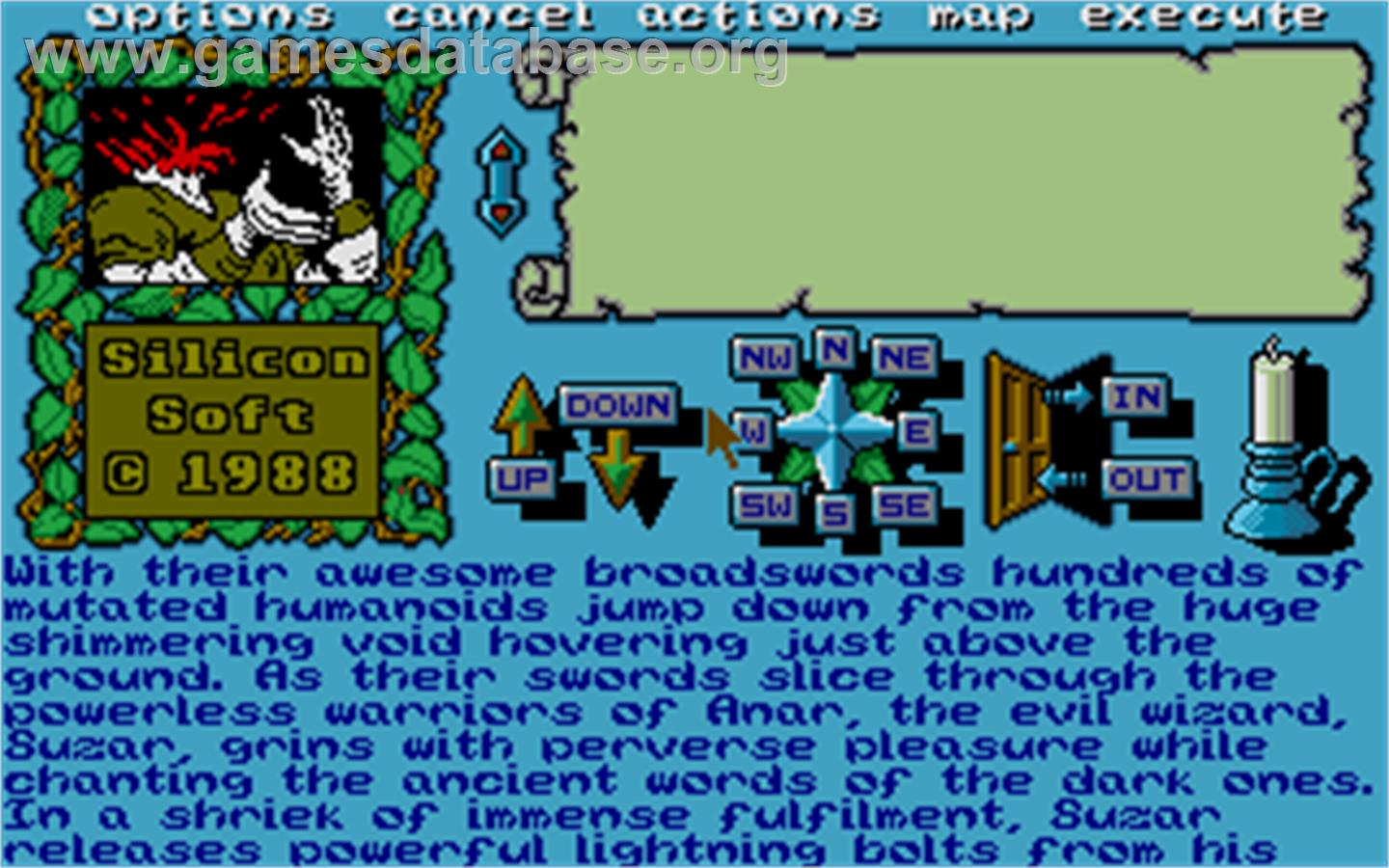 Legend of the Sword - Atari ST - Artwork - In Game