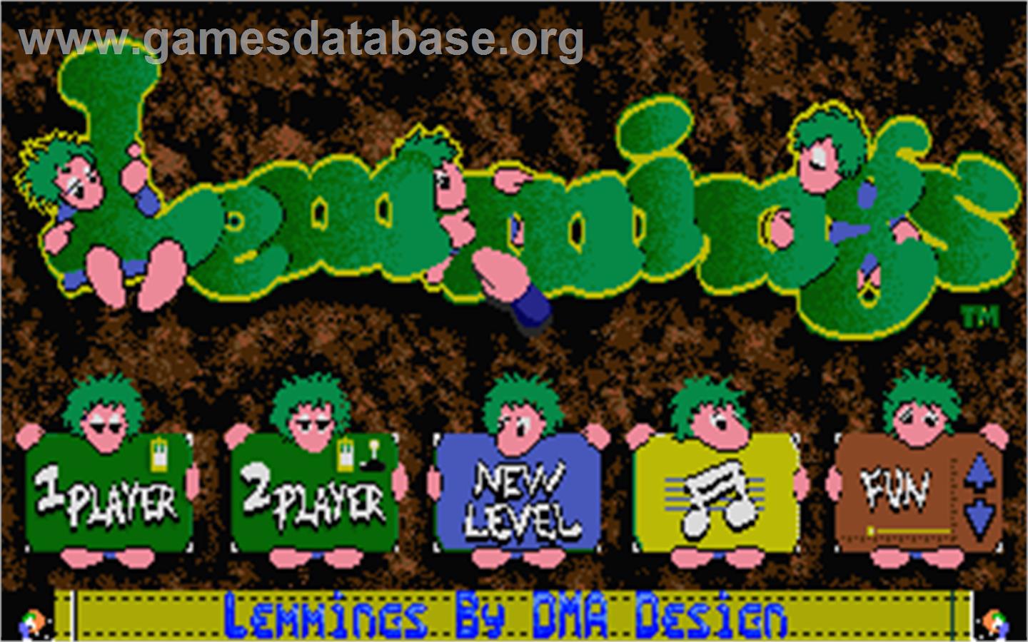 Lemmings - Atari ST - Artwork - In Game