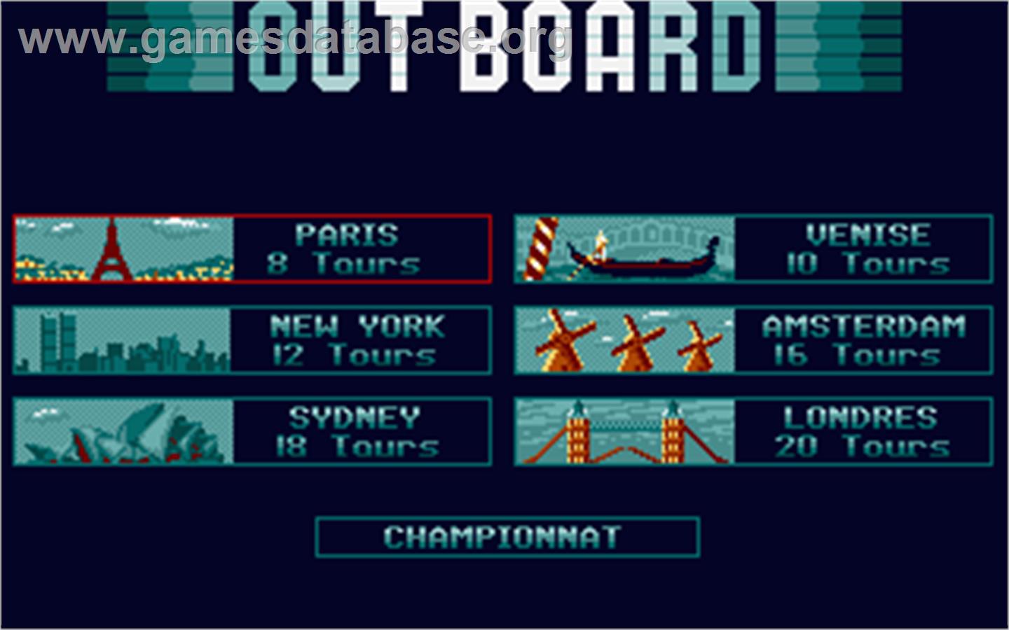 Out Board - Atari ST - Artwork - In Game