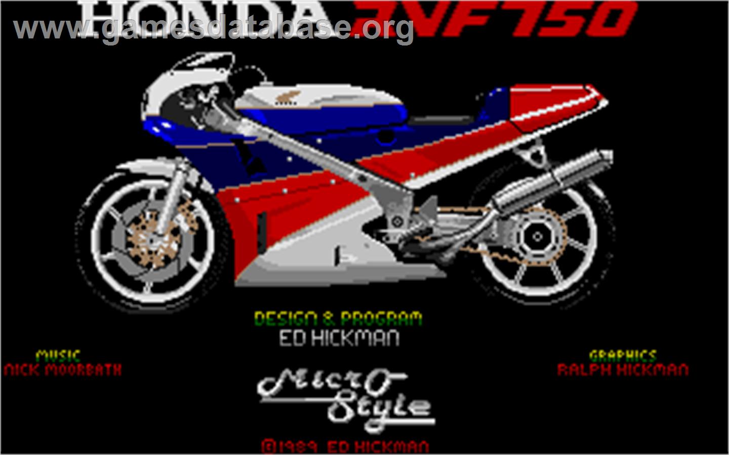 RVF Honda - Atari ST - Artwork - In Game