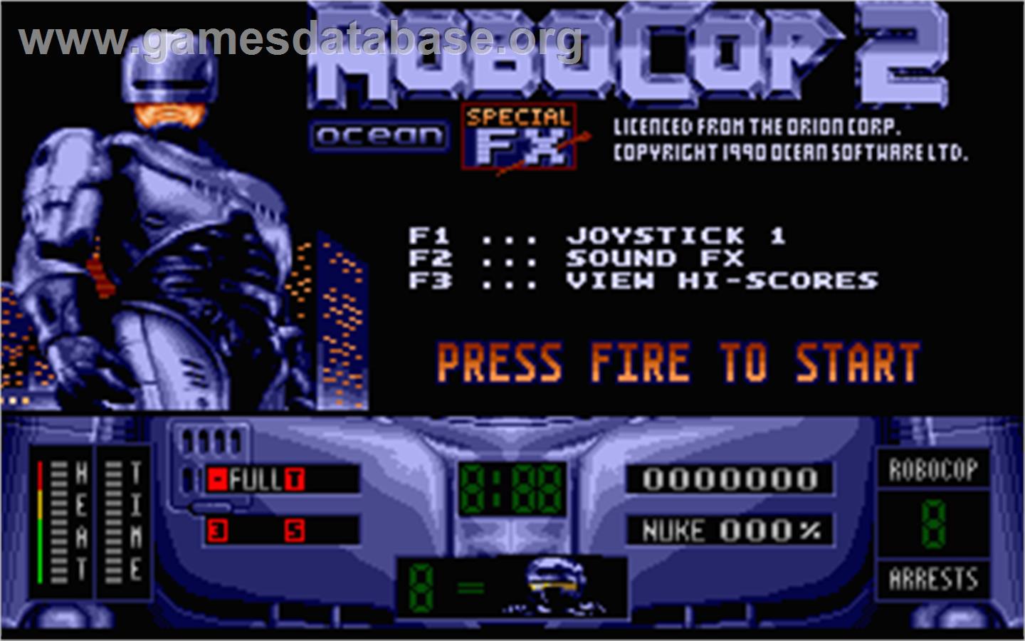 Robocop 2 - Atari ST - Artwork - In Game
