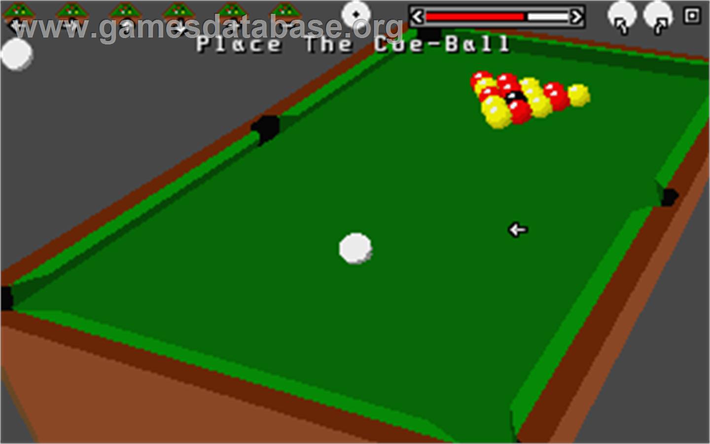 Sharkey's 3D Pool - Atari ST - Artwork - In Game