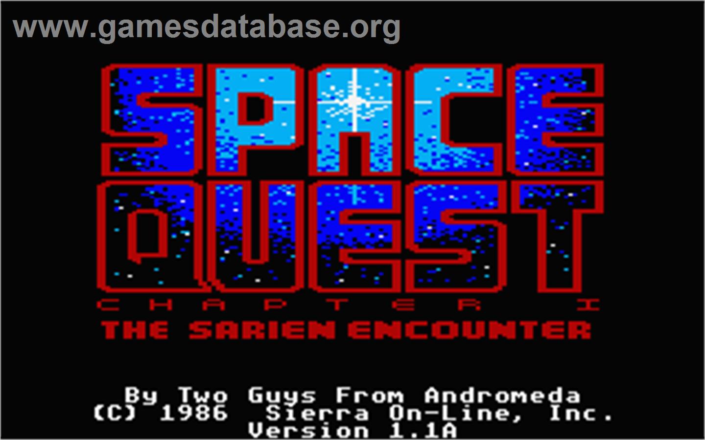 Space Quest I: Roger Wilco in the Sarien Encounter - Atari ST - Artwork - In Game
