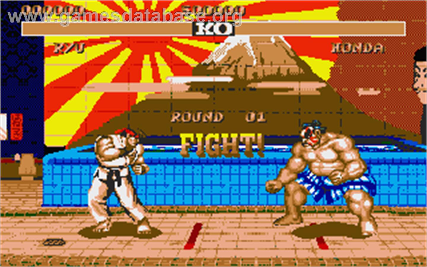 Street Fighter II - The World Warrior - Atari ST - Artwork - In Game