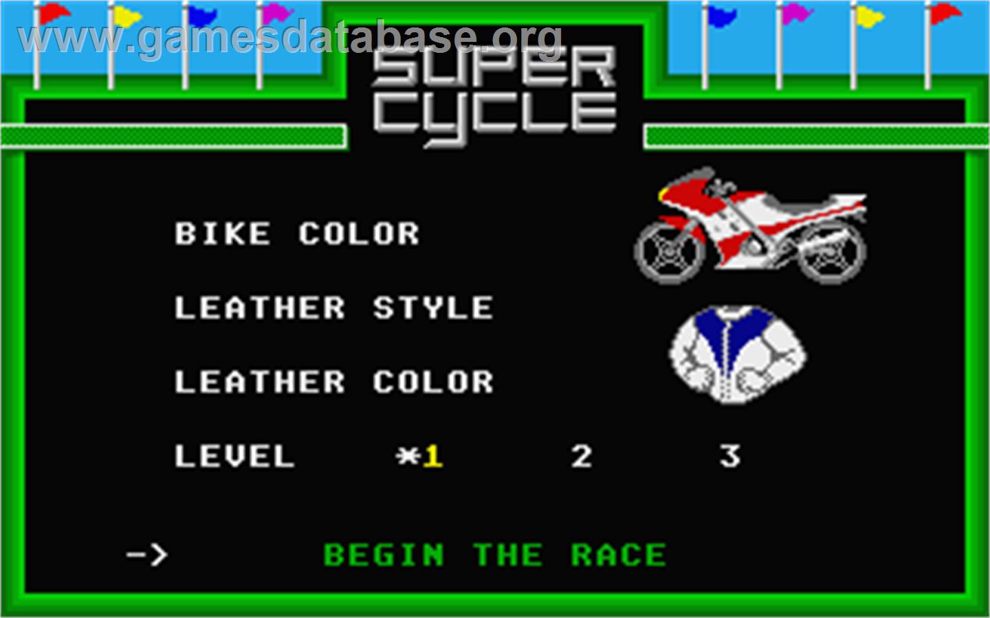 Super Cycle - Atari ST - Artwork - In Game